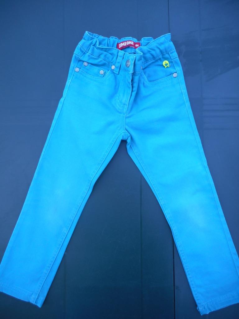 Petrolblauwe lange broek Someone voor meisje maat 104, Broek, Gebruikt, Meisje, Ophalen of Verzenden