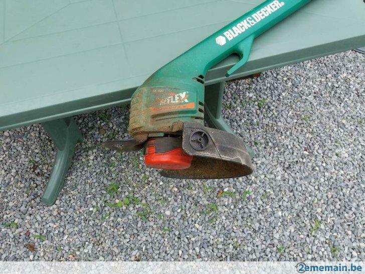 Coupe bordure Black & Decker + bobine de fil + tête avec fil, Enlèvement, Utilisé
