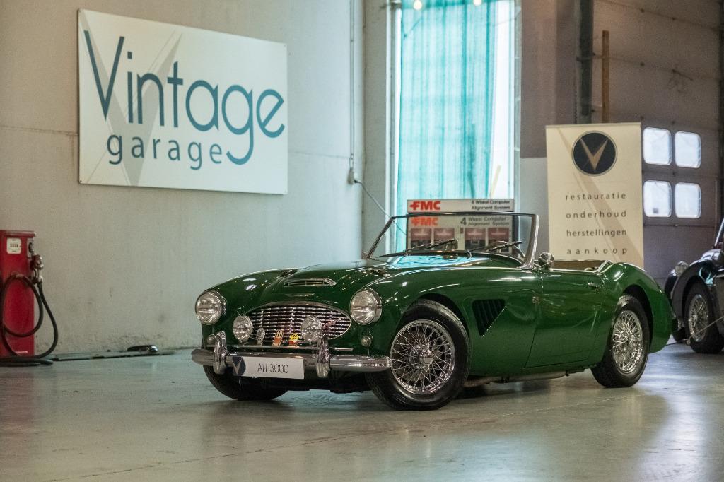 Austin Healey 3000 MKI - 1962, Lederen bekleding, 4 zetels, Achterwielaandrijving, Beige