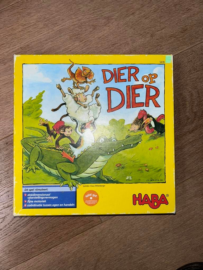 Haba dier op dier 4+, Kinderen en Baby's, Ophalen of Verzenden, Gebruikt