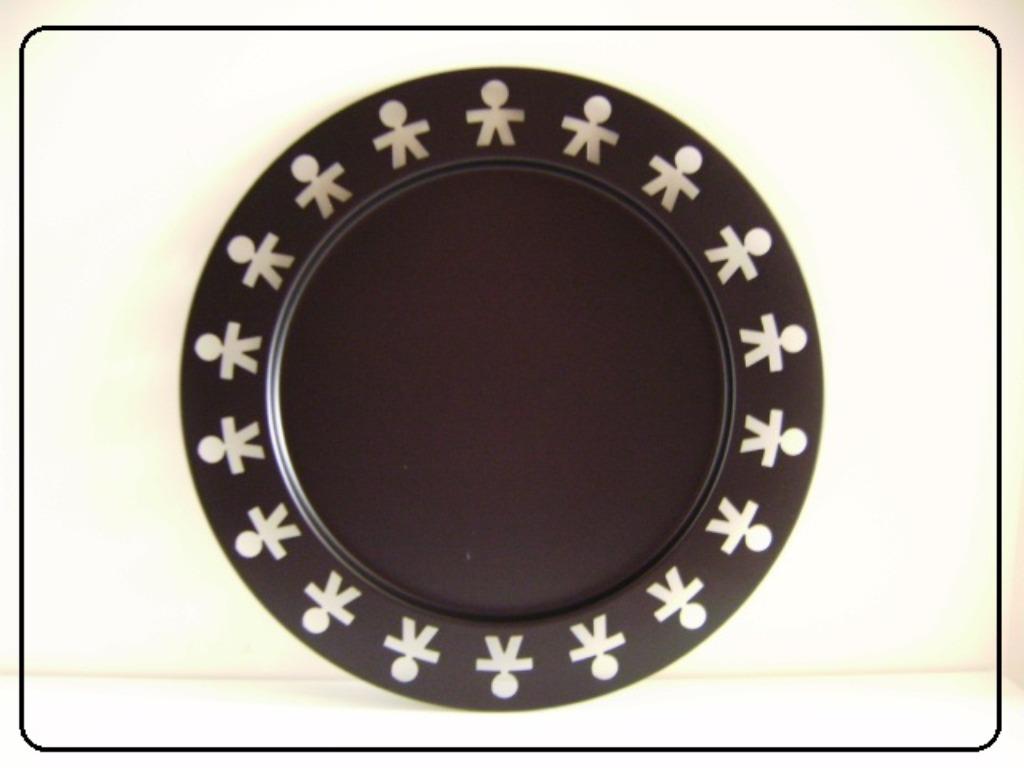 DESIGN : ALESSI GIROTONDO Schaal , metaal , mat zwart., Enlèvement, Neuf, Rond, Balance