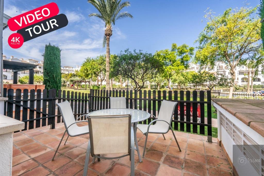 Gelijkvloers met dubbel terras op La Torre Golf Murcia, Immo, Spanje, 2 kamers, La Torre Golf Murcia, Appartement
