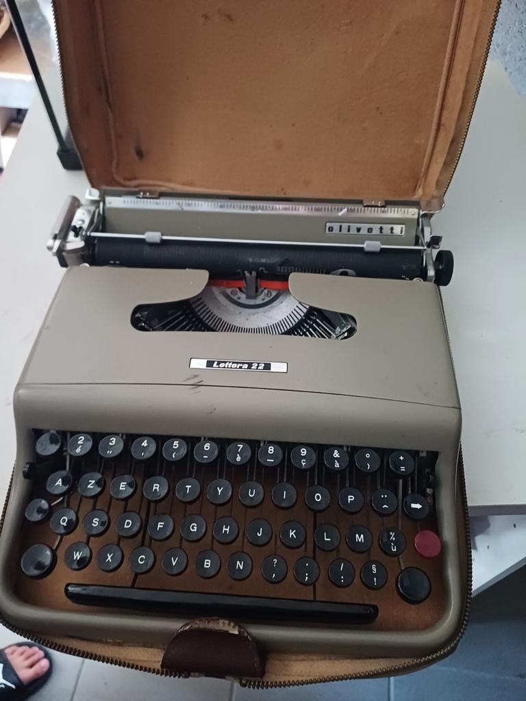 Machine a écrire vintage