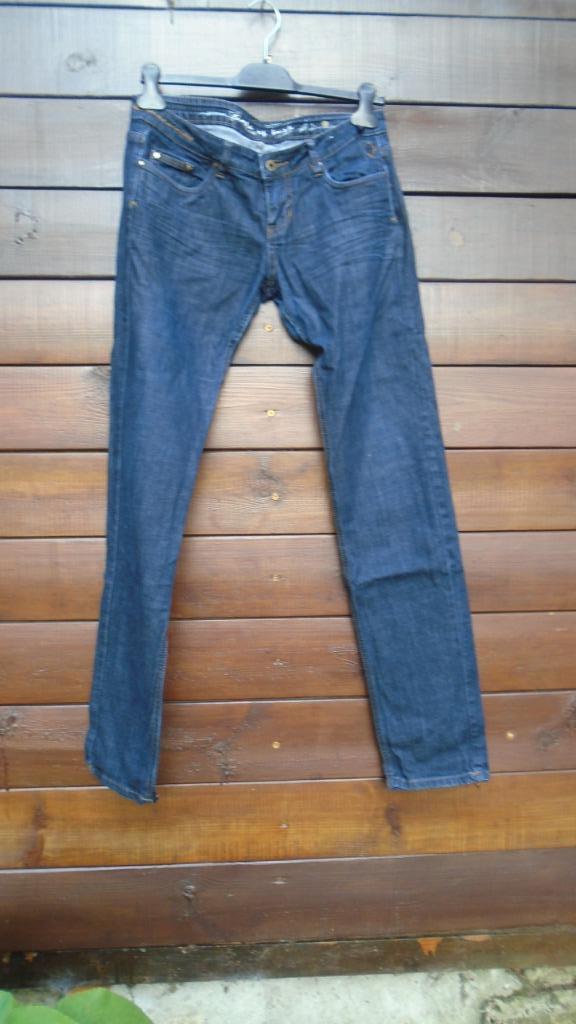 spijker broek maat smal, Kleding | Dames, Verzenden, Gedragen, Maat 36 (S), Blauw