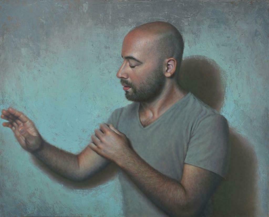 Francien Krieg olieverf schilderij  100 op 80 cm, Ophalen of Verzenden