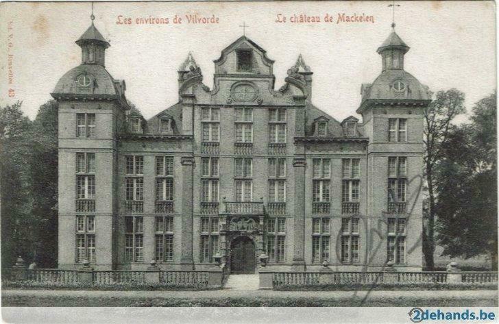 Postkaart Les environs de Vilvorde Le château de Machelen, Collections, Envoi