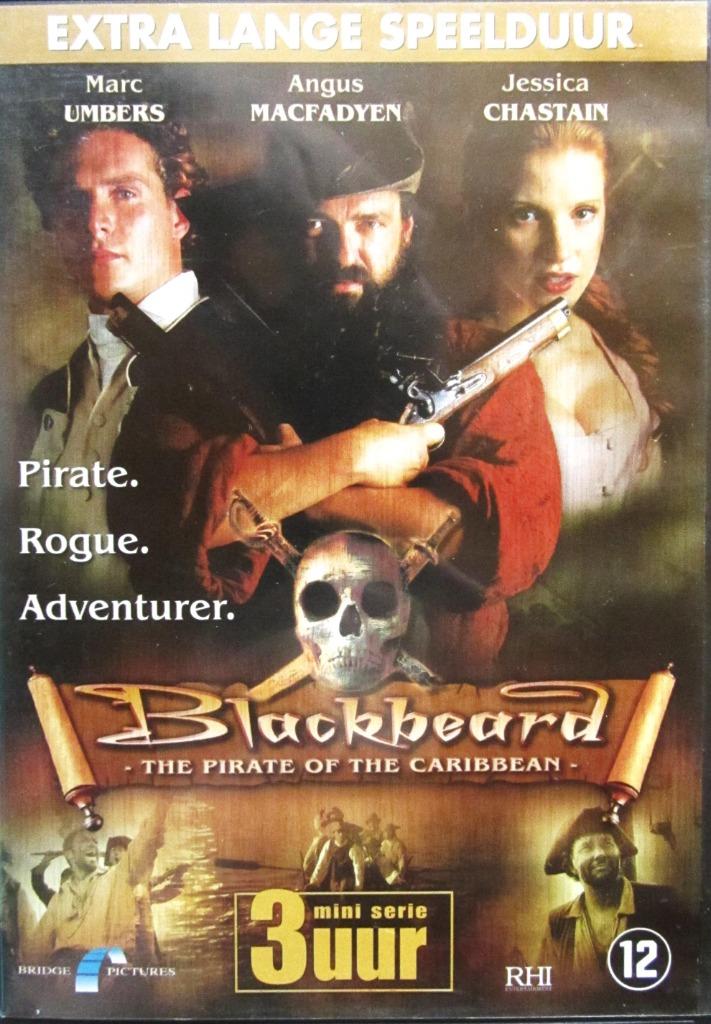 DVD ACTIE- BLACKBEARD-THE PIRATE OF THE CARIBBEAN, Tous les âges, Enlèvement ou Envoi, Utilisé, Thriller d'action
