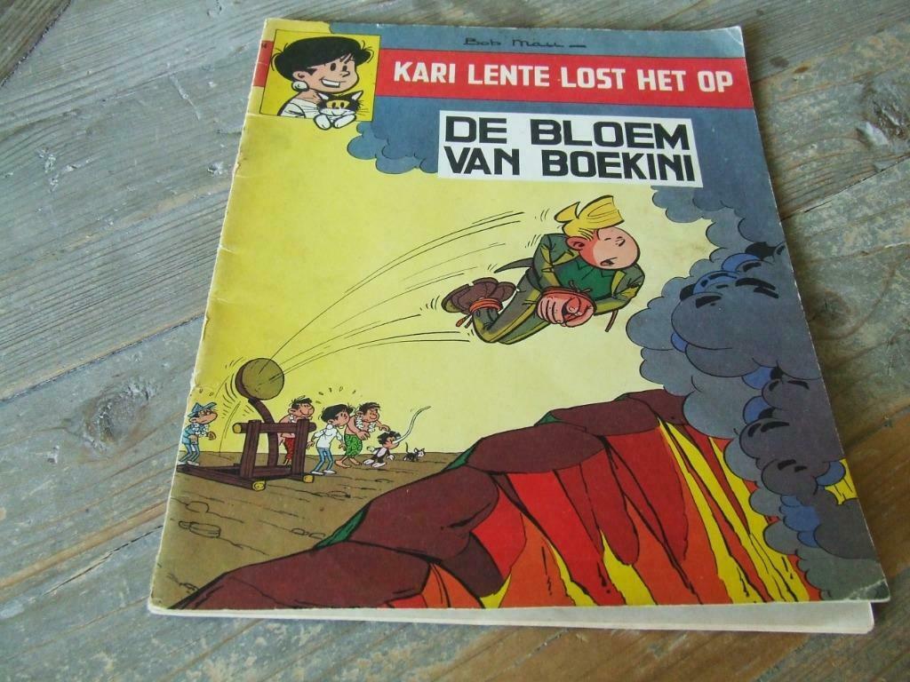 Strip Kari Lente nr 14 "de bloem van boekini"  1 druk, Boeken, Ophalen of Verzenden, Gelezen