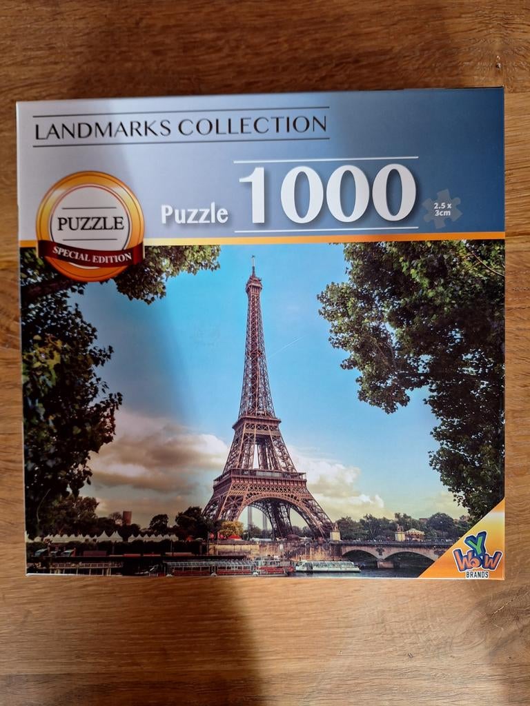 Eiffeltoren legpuzzel 1000 stukjes nieuw, Ophalen of Verzenden, Legpuzzel