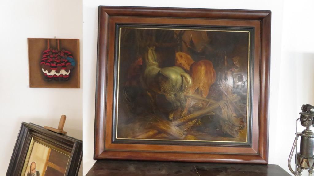 Schilderij van Hans Laagland 84 x 94 cm, Ophalen