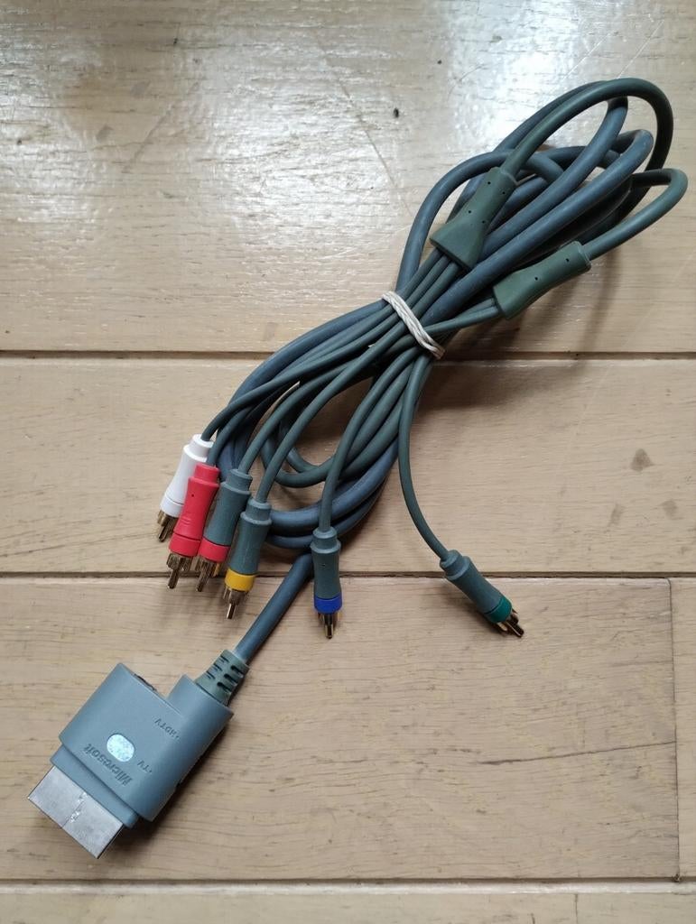 Componentkabels Xbox 360, Consoles de jeu & Jeux vidéo, Enlèvement, Comme neuf, Alimentation ou Câble, Xbox 360