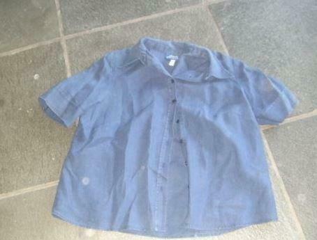[1348]bloes claude arielle blauw B50 FR52, Kleding | Dames, Blauw, Maat 46/48 (XL) of groter, Ophalen of Verzenden, Claude Arielle