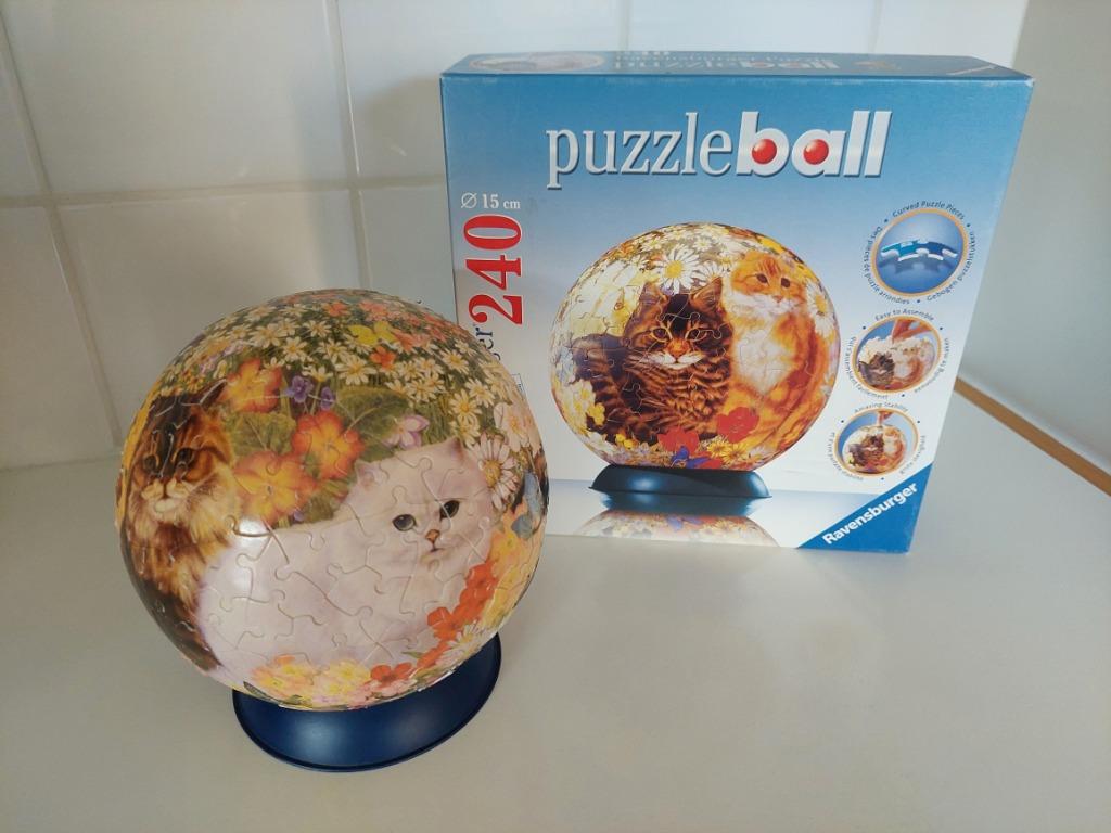 Ravensburger Puzzleball Poezen 240 stukjes, Enlèvement ou Envoi, Moins de 500 pièces, Utilisé, Rubik's Cube ou Puzzle 3D
