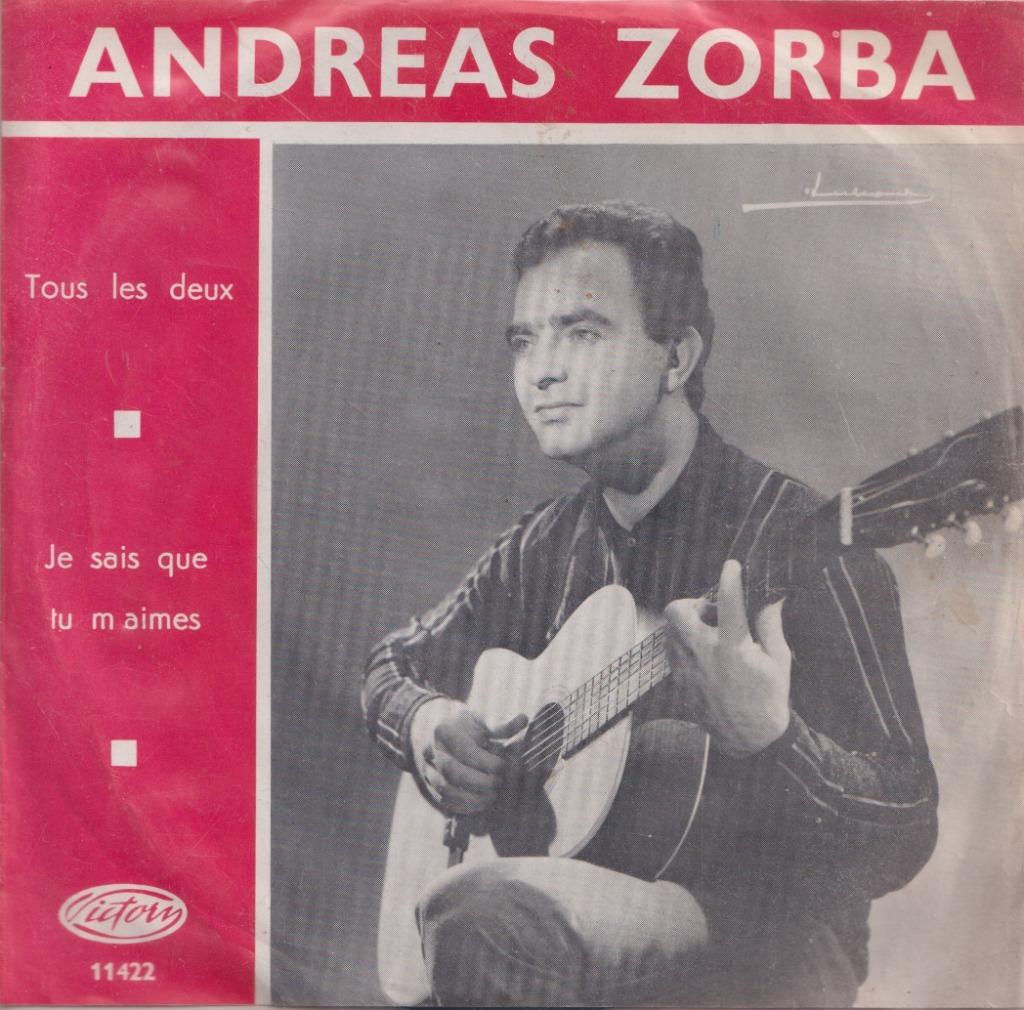Andreas Zorba – Tous les deux / je sais que tu m’aimes – Sin, Cd's en Dvd's, Vinyl Singles, Ophalen of Verzenden, Gebruikt, Wereldmuziek
