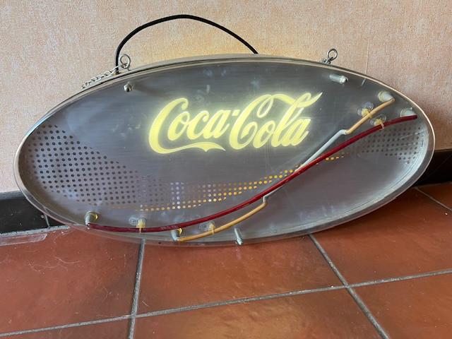 Coca Cola lichtbak 1990's, Ophalen