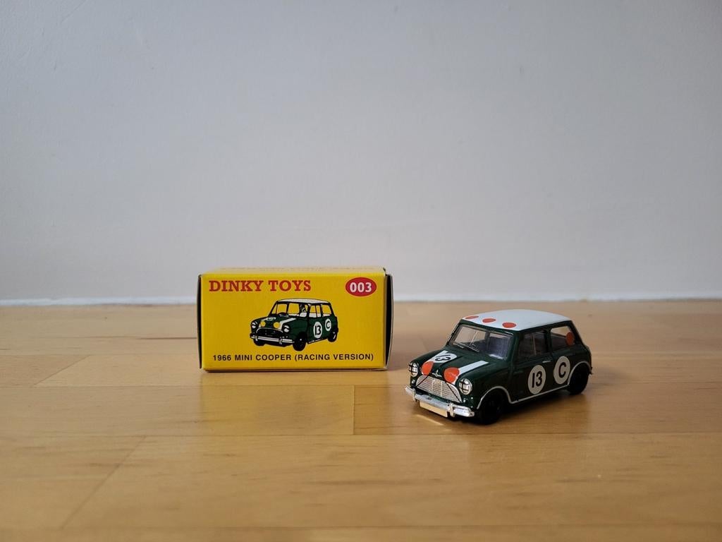 Dinky Matchbox code 2 003 1966 Mini Cooper racing version, Ophalen of Verzenden, Zo goed als nieuw, Matchbox
