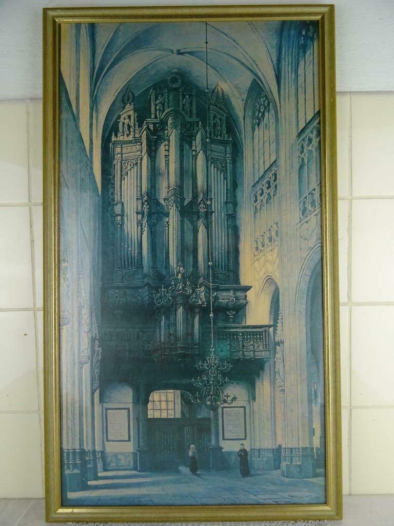Hendrik de Laat 1943 Sint Jan Den Bosch Sint Janskathedraal, Antiek en Kunst, Ophalen of Verzenden