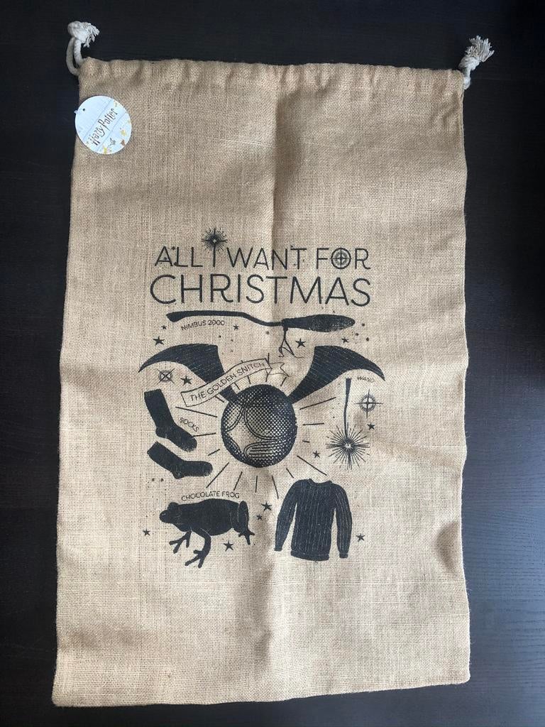 Harry Potter „All I want for Christmas” zak, Ophalen of Verzenden