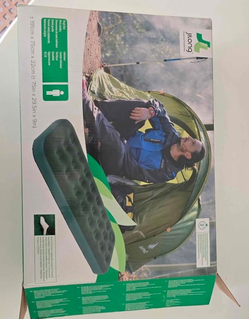 Matelas gonflable Camping NEUF, Enlèvement ou Envoi, Pompe intégrée