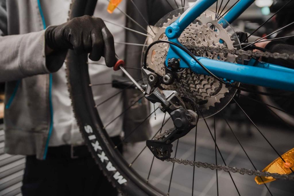 fiets reparaties Olen, Ophalen