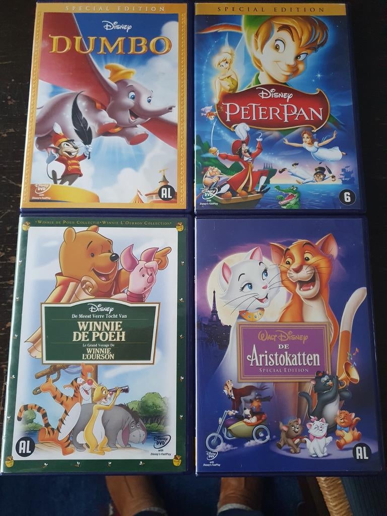 Verschillende dvd's van Walt Disney, Ophalen