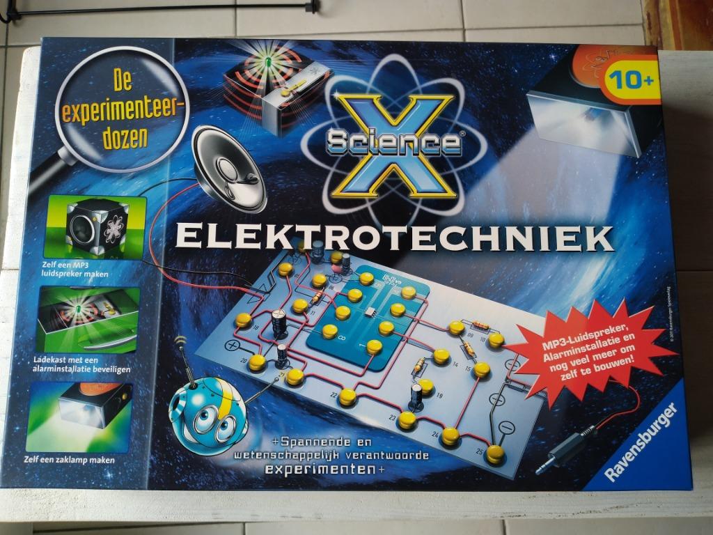 Elektrotechniek ScienceX experimenteerdoos Ravensburger, Ophalen of Verzenden, Nieuw, Elektronica