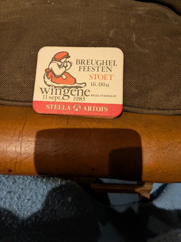 Breughelfeesten Wingene, Verzamelen, Biermerken, Ophalen of Verzenden, Zo goed als nieuw, Viltje(s)