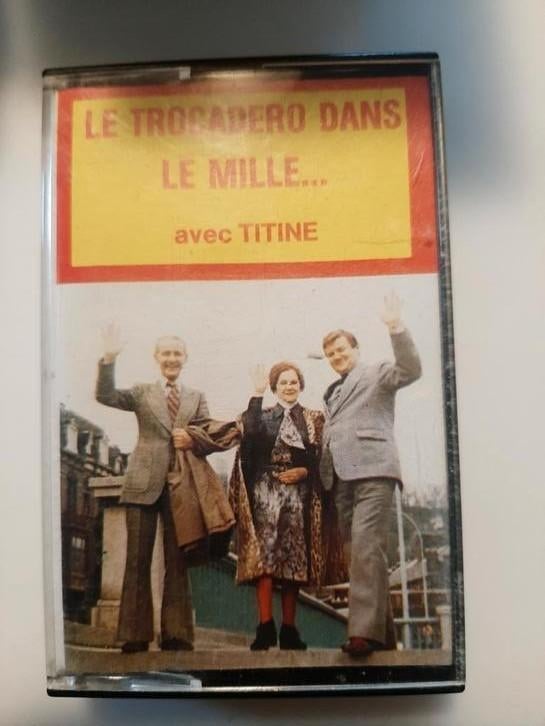 K7 audio- titine - le trocadero dans le mille, CD & DVD, Enlèvement ou Envoi, Utilisé