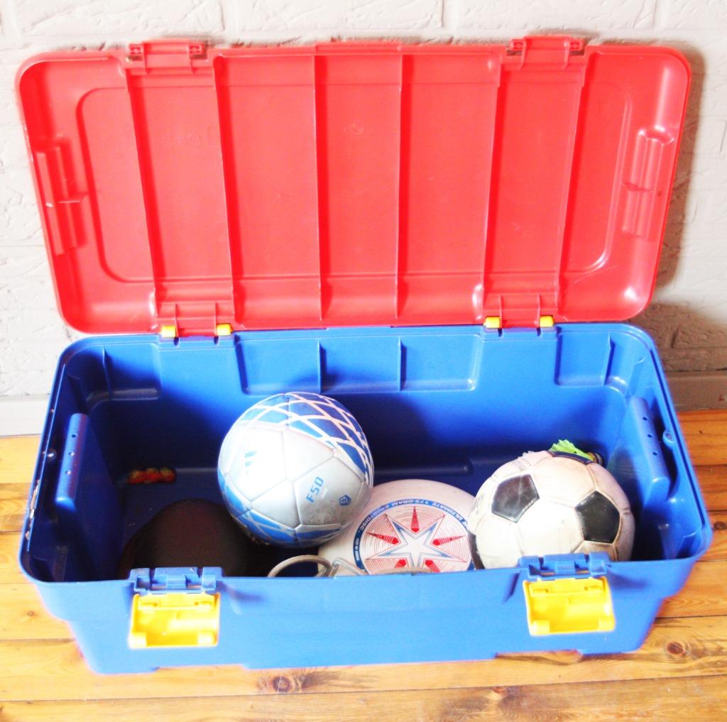 Kleurrijke Opbergkist Voor Speelgoed / Sportgerief, Ophalen, Zo goed als nieuw, Jongen of Meisje