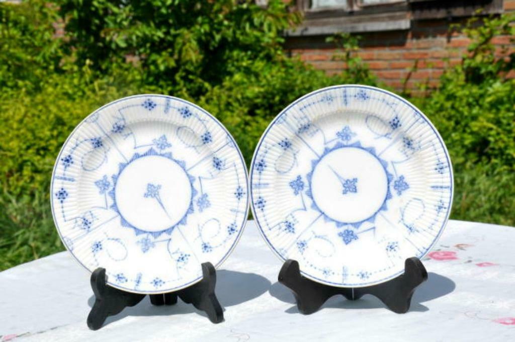§  2 assiettes dessert copenhague sarreguemines, Ophalen of Verzenden