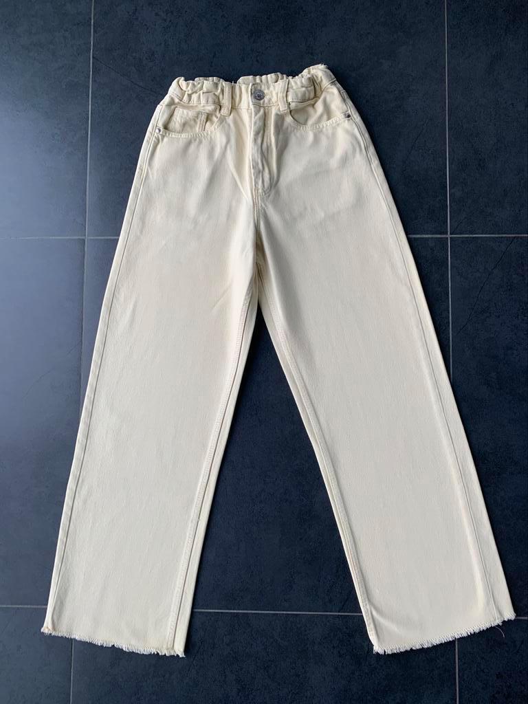 Gele jeans meisjes maat 152 / 12 jaar, Broek, Gebruikt, Meisje, JBC