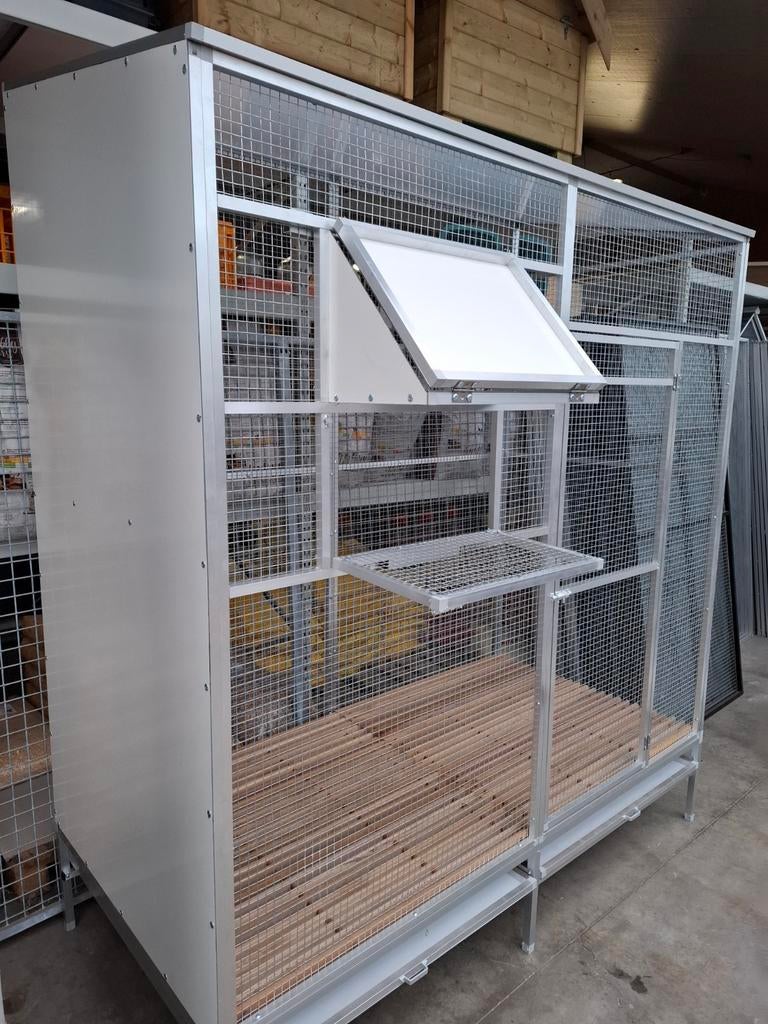 Duivenrennen maatwerk aan super prijzen, Ophalen of Verzenden, Nieuw, Aluminium, Volière