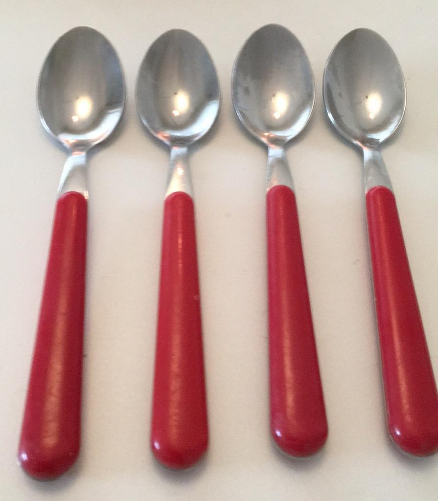 Koffielepeltjes 2.00€, Ophalen of Verzenden, Gebruikt, Inox of Chroom