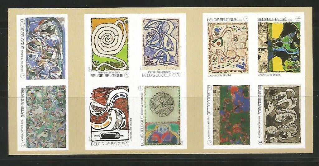 2012 Alechinsky OBP B 129**, Postzegels en Munten, Orginele gom, Kunst, Ophalen of Verzenden, Zonder stempel