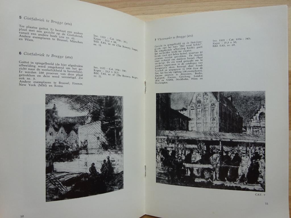 Frank Brangwyn, Brugge, 1968, Enlèvement ou Envoi, Utilisé, Peinture et dessin
