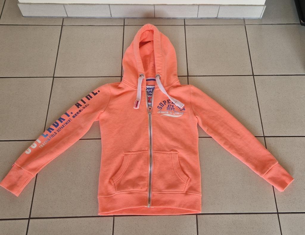 Superdry👍Top Hoodie👍t: 36 XS 👍, Rose, Comme neuf, Enlèvement, Taille 46 (S) ou plus petite