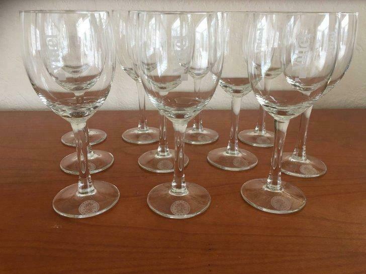 11 waterglazen Vittel, Enlèvement, Neuf, Verre ou Verres
