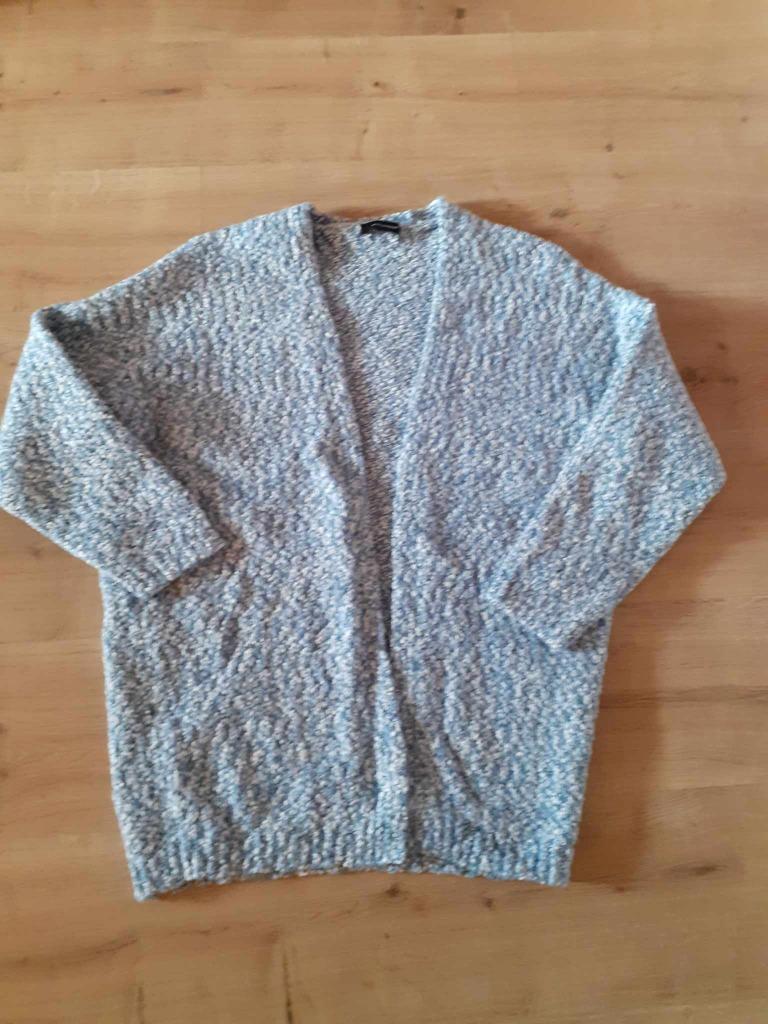 Lichtblauwe gebreide vest XL, Ophalen of Verzenden