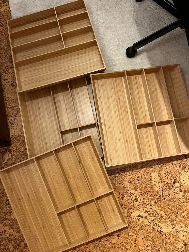 IKEA Variera bestek bak - lade verdeler Bamboe, Ophalen, Zo goed als nieuw