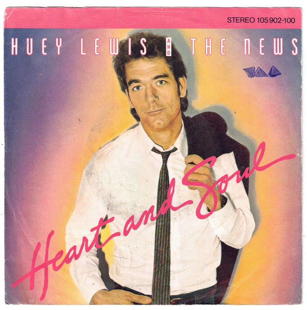 Huey Lewis And The News – Heart And Soul - 45T - 7" (1983), Enlèvement ou Envoi, Utilisé