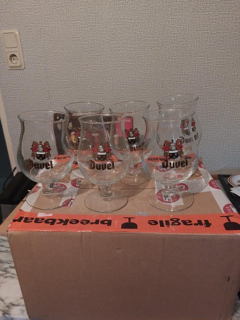 Duvel glazen, Ophalen of Verzenden, Zo goed als nieuw, Duvel