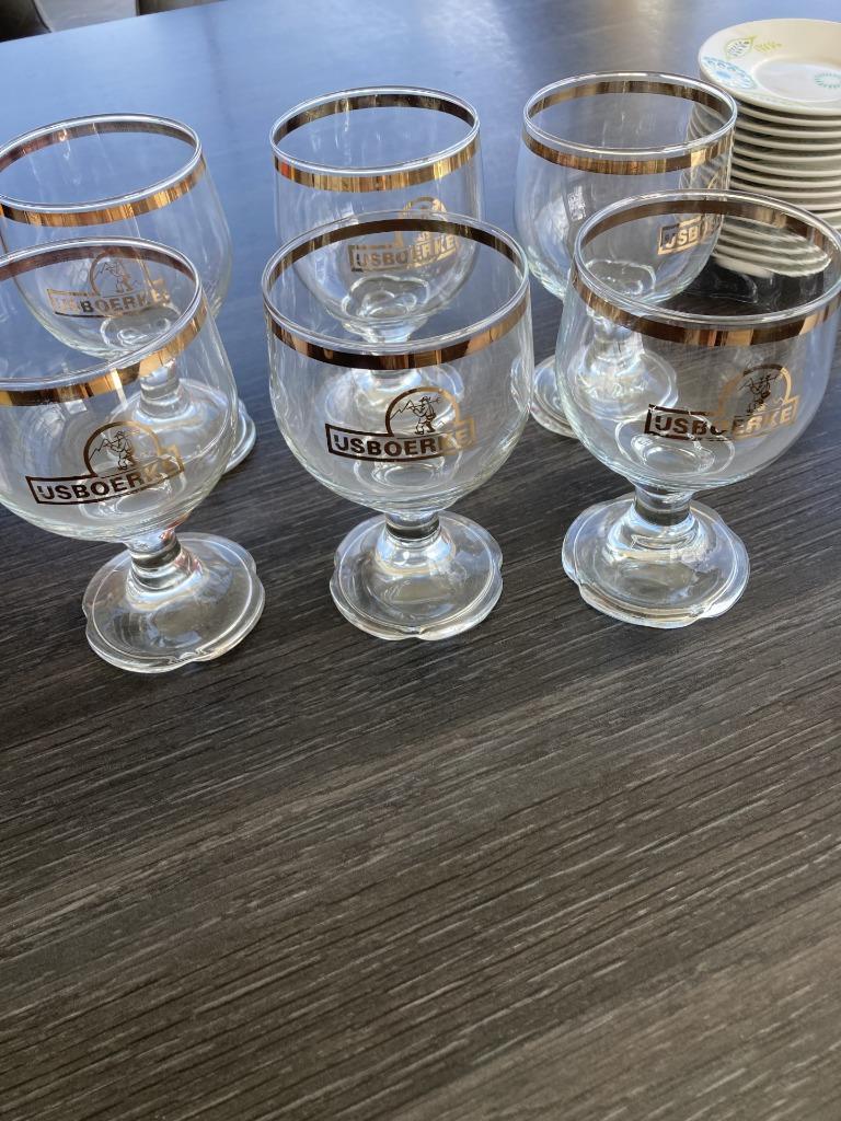 6 ijsboerke crème glazen, Ophalen, Gebruikt, Overige typen