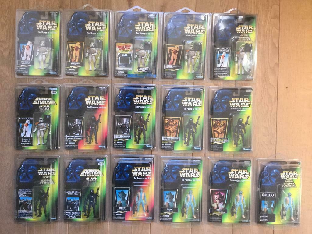 Star wars POTF2 sandtrooper - greedo - death star gunner, Enlèvement ou Envoi, Neuf, Figurine