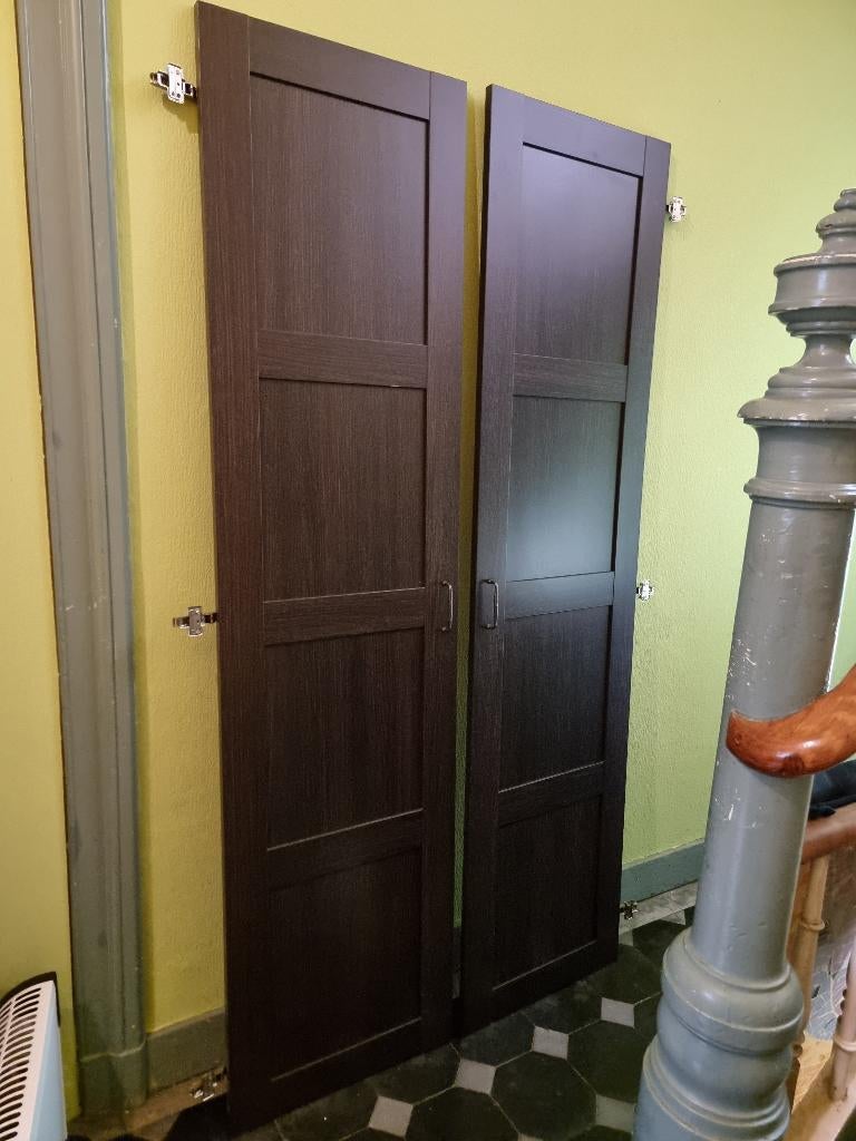 set deuren (BERGSBO) voor IKEA PAX kasten, Enlèvement, Comme neuf, Autres essences de bois
