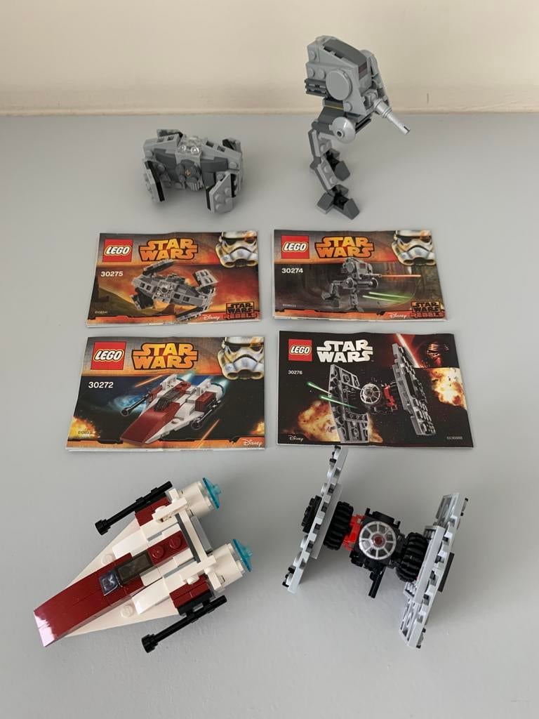 LEGO Star Wars 4 sets, Kinderen en Baby's, Ophalen of Verzenden, Zo goed als nieuw, Lego