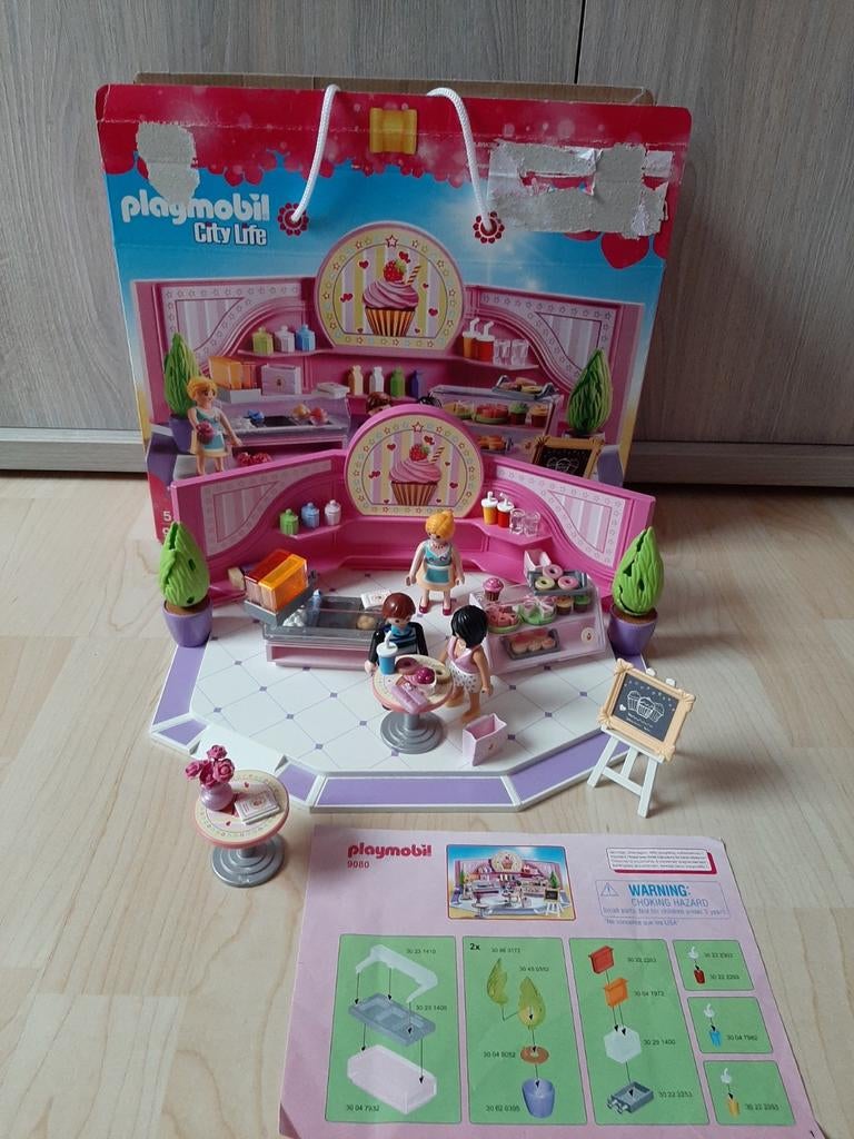 Playmobil 9080 City Life Cupcake, Ophalen, Zo goed als nieuw