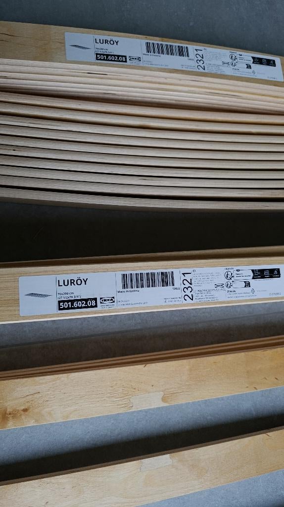 Latembodem, Ophalen, Tweepersoons, 140 cm, Zo goed als nieuw