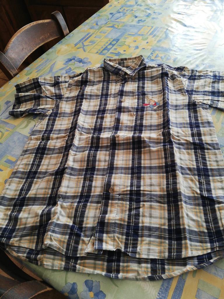 Chemise garçon Tintin. Taille 12 ans. Neuve, Enlèvement ou Envoi, Comme neuf, Garçon