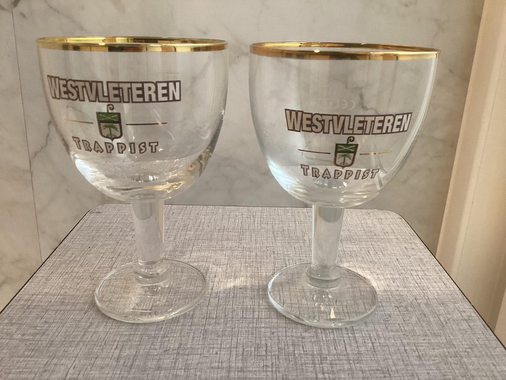 Twee Proefglaasjes van Westvleteren., Ophalen of Verzenden, Zo goed als nieuw