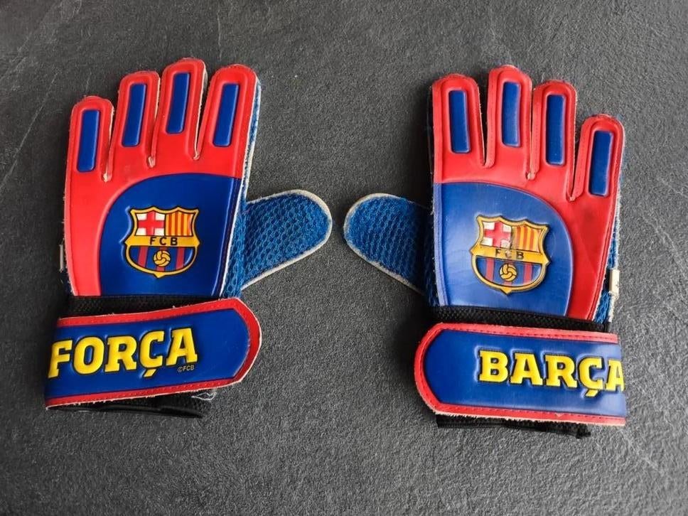 Keepershandschoenen kind - Barcelona, Ophalen, Zo goed als nieuw, Jongen of Meisje, Handschoenen